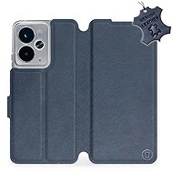 Mobiwear Flip Leather Booklet for Realme 14T 5G - Blue - Phone Case