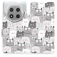 Mobiwear Flip Book for Honor Magic7 Lite 5G - Cats - Phone Case