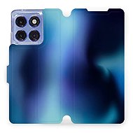 Mobiwear Flip Book for Motorola Edge 60 Pro - Blue Shade - Phone Case