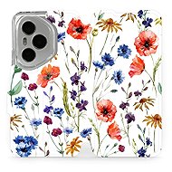 Mobiwear Flip Book for Honor 400 Pro - Flower - Phone Case