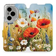Mobiwear Flip Honor 400 Pro nyári rét tok - Mobiltelefon tok