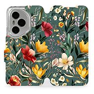 Mobiwear Flip Book for Honor 400 Pro - Green Meadow - Phone Case