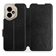 Mobiwear Flip Book for Honor 400 - Black - Phone Case