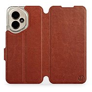Mobiwear Flip Book for Honor 400 - Brown - Phone Case