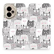Mobiwear Flip Book for Honor 400 - Cats - Phone Case