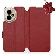 Mobiwear Flip Leather Book for Honor 400 - Dark Red - Phone Case