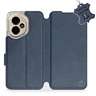 Mobiwear Flip Leather Book for Honor 400 - Blue - Phone Case