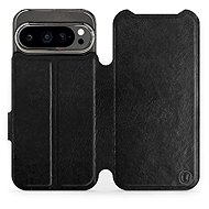 Mobiwear Flip Book for Google Pixel 9 Pro - Black - Phone Case