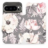 Mobiwear Flip Book for Google Pixel 9 Pro - Flowers - Phone Case