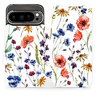 Mobiwear Flip Book for Google Pixel 9 Pro - Flower - Phone Case