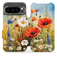 Mobiwear Flip Book for Google Pixel 9 Pro - Summer Meadow - Phone Case