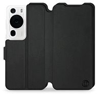 Mobiwear Soft Touch flip pro Huawei P60 Pro - Černé - Phone Case