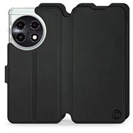 Mobiwear Soft Touch flip pro OnePlus 11 5G - Černé - Phone Case
