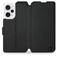 Mobiwear Soft Touch flip pro Xiaomi Poco F5 - Černé - Phone Case