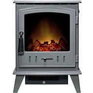 Adam Aviemore in grey enamel - EU plug - Electric Fireplace