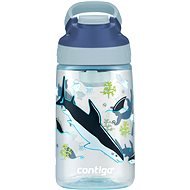 Contigo Jessie 420 ml sivá so žralokmi - Detská fľaša na pitie