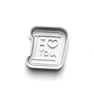 MADEBYPRINTING.CZ I Love You cookie cutter - Cookie Cutter