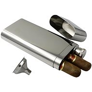 Gaira Flask 60 ml with cigar case 8277 - Hip Flask
