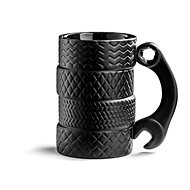 Alum Ceramic mug Tyres black - Mug