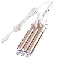 Gordon G114 Ceramic triple bulb with ioniser, 45 W, white-beige - Hair Curler