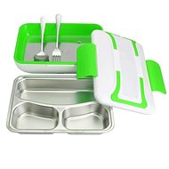 Food warming box with metal container and cutlery for 220V socket - Lunch Box