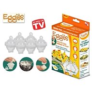 MDS Egg cooking containers 6 pcs - with spoon for separating the yolk - Egg Cooker