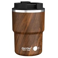 Asobu Mini pick-up travel thermos Wood 350 ml - Termoska na jídlo