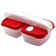 BAMA Snack set for food storage and transport, red - Lunch Box