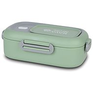 NAVA Greece Stainless steel lunch box "We Care" green 800 ml - Lunch Box