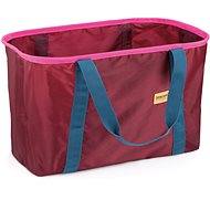 TESCOMA Foldable shopping basket Click SHOP!, burgundy - Shopping Bag