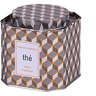 DOCHTMANN Tea box golden grey 10 × 10 × 10 cm - Storage Jar