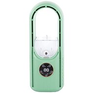 Verk 16032 Bench fan with LED light, green - Fan