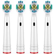 KOMA NK14 Replacement heads compatible with Braun Oral-B 3D White toothbrushes, 4 pcs - Toothbrush Replacement Head