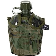 Max Fuchs AG Field bottle US nylon cover Woodland 1000 ml - Drinking Bottle