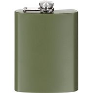 MFH Stainless steel flask 225 green - Hip Flask
