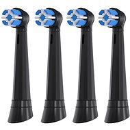 BMK Trading Brush heads for Oral-b iO series, black, 4 pcs, compatible with Oral-b iO Gentle Care - Toothbrush Replacement Head