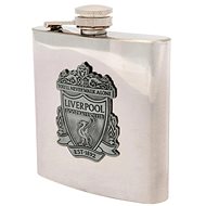 Liverpool FC: Logo - stainless steel scratch - Hip Flask