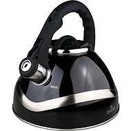 Zilner Steel kettle with silicone handle 3 l, black - Hot Water Kettle