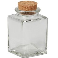 DOCHTMANN Glass bottle with cork lid 80 ml - Liquor Bottle