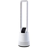 LEAN 26652 Bladeless floor fan LCD display, remote control, white - Fan