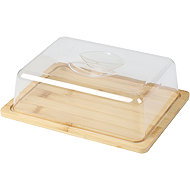 DOCHTMANN Butter box bamboo, plastic 24 × 7 × 18 cm - Storage Jar