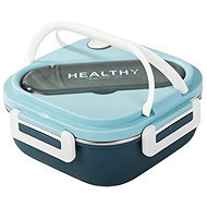 Verk 07332 Snack box with compartments and cutlery 1000 ml, blue - Lunch Box