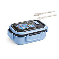 Verk 07333 Snack box with compartments and cutlery, blue - Lunch Box