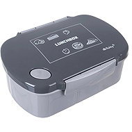 Ruhhy 26169 Snack box with compartments 800 ml, grey - Lunch Box