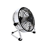 Verk 16042 Stolní ventilátor 22 cm, USB-C, 2 režimy, kovový, stříbrný - Fan