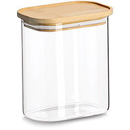 ZELLER Glass jar with bamboo lid 1000 ml - Storage Jar