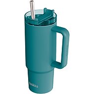Quokka Stream with Straw 950ml, Midnight green - Thermal Mug
