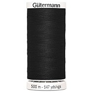 Gütermann Polyesterová šicí niť 500 m, černá, univerzální - Sewing Thread