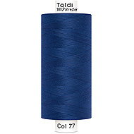 Gütermann Šicí nit Toldi 100% PES 1000 m, modrá královská - Sewing Thread