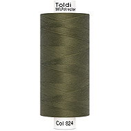 Gütermann Šicí nit Toldi 100% PES 1000 m, zelená khaki - Sewing Thread